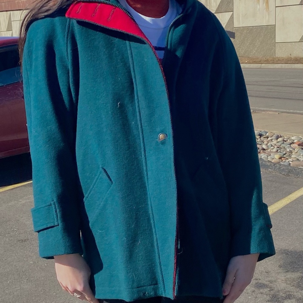 Vintage Green Mackintosh Jacket Size Small